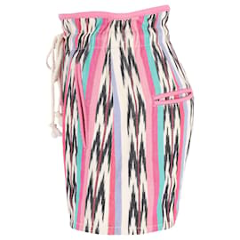 Isabel Marant-Étoile Isabel Marant Striped Mini Shorts in Multicolor Cotton-Multiple colors