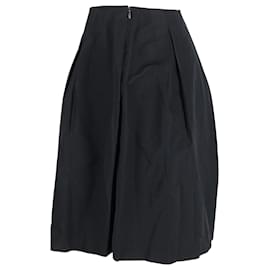 Miu Miu-Miu Miu A-Line Skirt in Black Cotton-Black