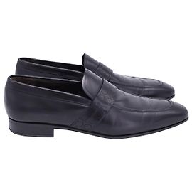 Salvatore Ferragamo Mocassini Goliath in Pelle Nera Nero