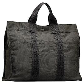 Hermès-Toile Herline MM-Gris