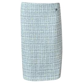 Chanel-Paris / London New Lesage Tweed Skirt-Multiple colors