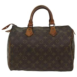 Louis Vuitton-Louis Vuitton Monogram Speedy 30 Sac à main M41526 LV Auth bs8142-Monogramme