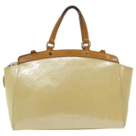 Louis Vuitton-LOUIS VUITTON Monogram Vernis Blair MM Hand Bag 2way Beige M91755 LV Auth bs8346-Beige