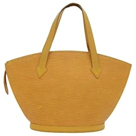 Louis Vuitton-LOUIS VUITTON Epi Saint Jacques Hand Bag Yellow M52279 LV Auth 54922-Yellow