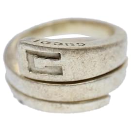 Gucci-GUCCI Ring Ag925 Silver Auth ep1767-Silvery