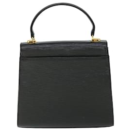Valentino-VALENTINO Hand Bag Leather Black Auth ar10276-Black