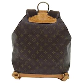 Louis Vuitton-LOUIS VUITTON Monogram Montsouris GM Backpack M51135 LV Auth 53925-Monogram