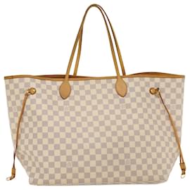 Louis Vuitton-LOUIS VUITTON Damier Azur Neverfull GM Tote Bag N41360 LV Auth 53994-Other