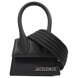 Jacquemus-Jacquemus Le Chiquito Homme Black Leather-Black