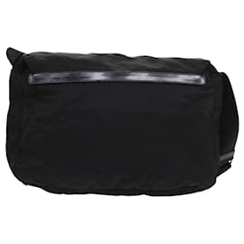 Prada-PRADA Shoulder Bag Nylon Black Auth 54785-Black