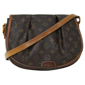 Louis Vuitton-LOUIS VUITTON Monogram Menilmontant PM Shoulder Bag M40474 LV Auth 53905-Monogram