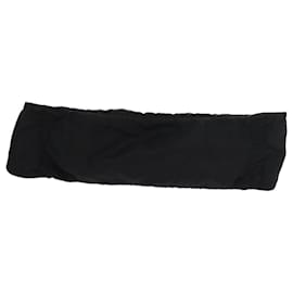 Prada-PRADA Waist bag Nylon Black Auth tb885-Black