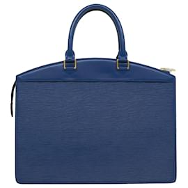 Louis Vuitton-Bolsa de mão LOUIS VUITTON Epi Riviera Azul M48185 LV Auth yk8565-Azul