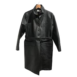 Courreges-COURREGES  Coats T.fr 42 cotton-Black