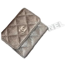 Chanel-CHANEL  Wallets T.  leather-Grey