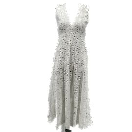 Vestido Totême T.FR 36 Algodón Blanco
