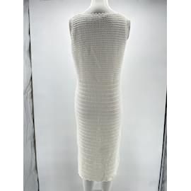 Autre Marque-NON SIGNÉ / Robes NON SIGNÉES T.International M Coton-Blanc