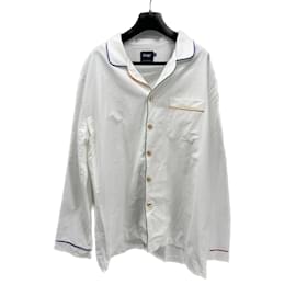 Autre Marque-DRAKE'S Camicie T.Cotone XXL internazionale-Bianco