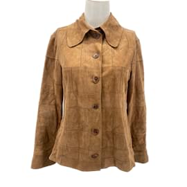 Autre Marque-RIXO  Jackets T.fr 36 Suede-Camel