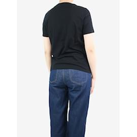 Acne-Schwarzes Kurzarm-T-Shirt mit Rundhalsausschnitt – Größe M-Schwarz