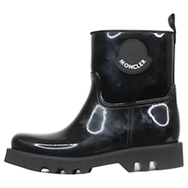 Moncler-Black Ginette rain boots - size EU 38-Black