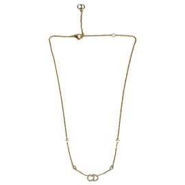 Christian Dior Collier Clair D Lune doré Doré
