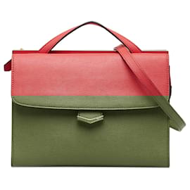Fendi-Fendi Red Demi Jour Satchel-Red