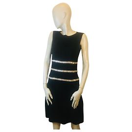 Robe à strass Azzaro Noir