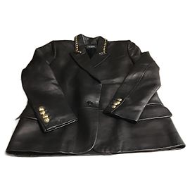 The Kooples Dark Brown Leather Jacket Dark brown