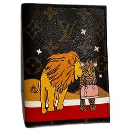 Edición limitada de Louis Vuitton 2018 Titular del pasaporte de Navidad Roja