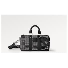 Louis Vuitton-Bandolera LV Keepall 25-Negro