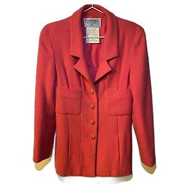 Chanel SS 94 Collection Wool Jacket Pink Pink
