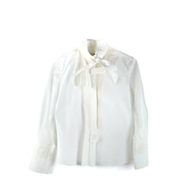 Balenciaga-BALENCIAGA  Tops T.fr 36 cotton-White