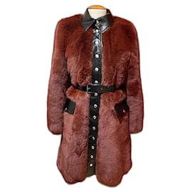 Sonia Rykiel-Coats, Outerwear-Dark brown