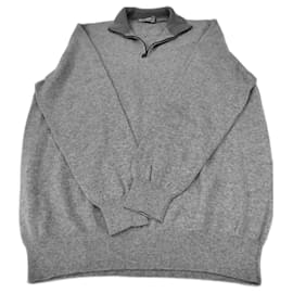 Salvatore Ferragamo-Sweaters-Grey