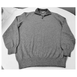 Salvatore Ferragamo-Sweaters-Grey