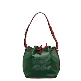 Louis Vuitton-Louis Vuitton Epi Petit Noe Bicolor Leather Shoulder Bag M44147 in Good condition-Green