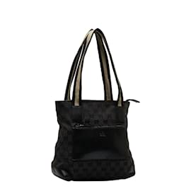 Gucci-GG Canvas Tote Bag 019 0402-Black