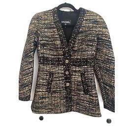 2019A Chanel Paris-New York Blazer Black