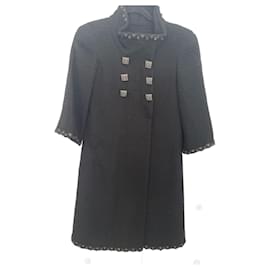 Chanel-2011A Byzance Coat-Black