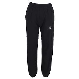 Calça de moletom com estampa de logotipo Anine Bing em algodão preto Preto