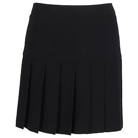 Mini-jupe plissée Joseph en polyester noir Noir