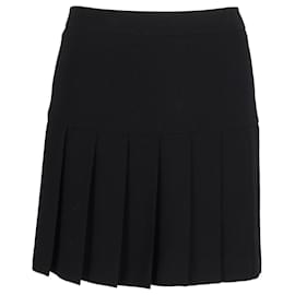Joseph-Mini-jupe plissée Joseph en polyester noir-Noir