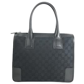 Gucci-GG Canvas Handbag 000 0855-Black