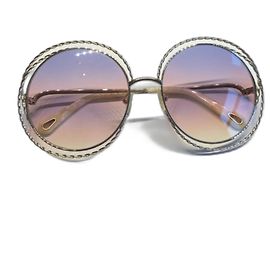 Magnifici occhiali Sunset Chloé Carlina Argento Multicolore
