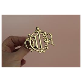 Christian Dior-Dior brooch Exceptional condition-Golden