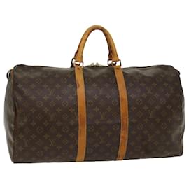 Louis Vuitton-Louis Vuitton-Monogramm Keepall 55 Boston Bag M.41424 LV Auth 53851-Monogramm