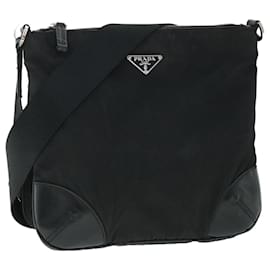 Prada-PRADA Bandolera Nylon Negro Auth ep1770-Negro