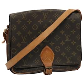 Louis Vuitton-LOUIS VUITTON Monogramm Cartouchiere GM Umhängetasche M.51252 LV Auth ar10161b-Monogramm