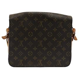 Louis Vuitton-LOUIS VUITTON Monogram Cartouchiere GM bolsa de ombro M51252 LV Auth ar10161b-Monograma